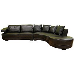 Elmar Premium Leather 3-piece Sectional Sofa