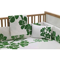 Sweet Violet Tisket 6-piece Crib Bedding Set