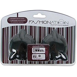 Fashionation Universal Black iPod Speakers