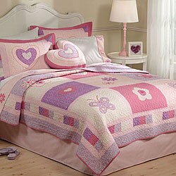 Spring Hearts Quilt Set