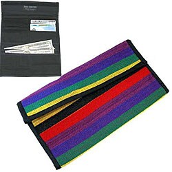 Rainbow Checkbook Wallet (Guatemala)