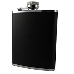 Stainless Steel 6-oz Polished Flask