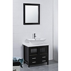 Design Element Elite Contemporary Bathroom Vanity Set