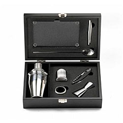 Outset 8-piece Bar Set with Black Wood Gift Box