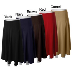 Adi Designs Women's Flowing Panel Skirt