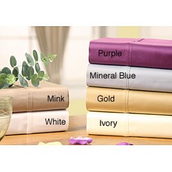 Solid Combed Cotton Sateen 800 Thread Count Sheet Set