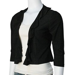 Adi S Max Collection Women's Ruffle Trim Bolero