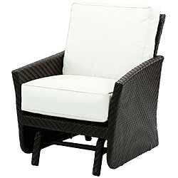Kitty Hawk 'Carlton' Chestnut Resin Wicker Single Glider