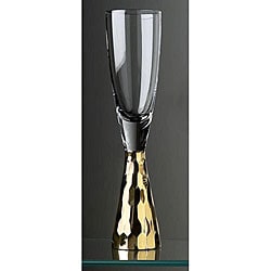 Impulse! 'Gold Chisel' Champagne Flutes (Set of 6)