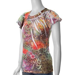 California Bloom Women's Floral Sublimation Top