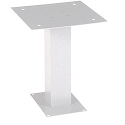 dVault White Above-ground Mailbox Post