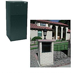 dVault Black Curbside Package Delivery Vault