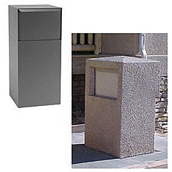 dVault Grey Curbside Package Delivery Vault