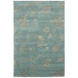 Hand-knotted Accra Wool Rug (5' x 8')
