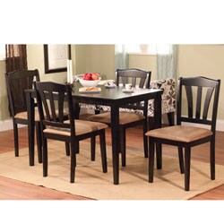 Montego Black 5-piece Dining Set