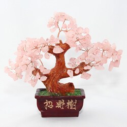 Rose Quartz Bonsai Tree (China)