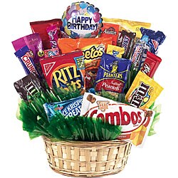 Snack Attack Gift Basket.