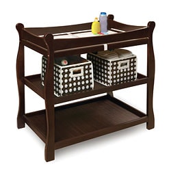 Espresso Changing Tables Dresser