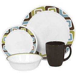 Corelle Livingware Squared 16-piece Dinnerware Set - 12110879 