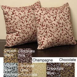 Malta 18-inch Knife Edge Pillows (Set of 2)