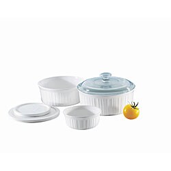 CorningWare French White 6-piece Bake and Serve Set