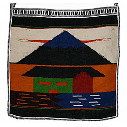 Handmade Wool Messenger Bag (Ecuador)