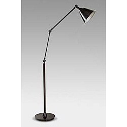 Dark Brown Adjustable Floor Lamp