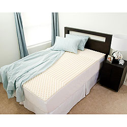 Eco-friendly Contoured 2-inch Memory Foam Mattress Topper
