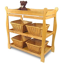 Sleigh-style Honey Changing Table