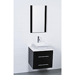 Design Element Simplicity Wall-mount Modern Bathroom Vanity