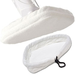 FM206 Steam Mop Microfiber Pad Replacements (Pack of 6)