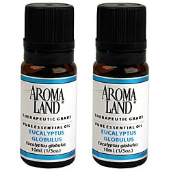 Aromaland 10 ml Eucalyptus Globulus Essential Oils (Pack of 2)