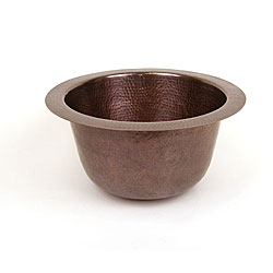 Antiqued Copper 16-inch Bar/ Vegetable Sink - 12125821 - Overstock.com ...