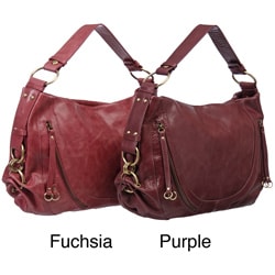 Presa 'Maggie' Leather Slouchy Hobo Bag