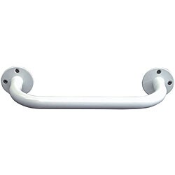 Mabis 12-inch White Powdercoated Steel Grab Bar