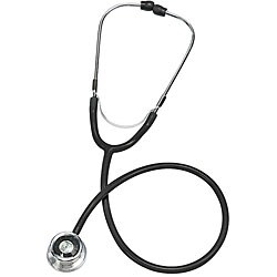 Mabis Nurse Mates Adult Black TimeScope Stethoscope