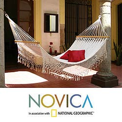 Cotton Maya Daydream Hammock (Mexico)