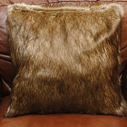 Coyote Faux Fur Pillows (Set of 2)
