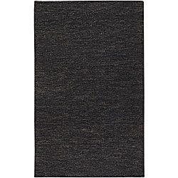 Hand-woven Sea Blue Natural Hemp Rug (2' x 3')