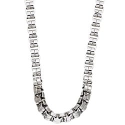 Stainless Steel Men's Venetian Link Necklace