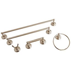 Moen Brighton 5-piece Pewter Bath Accessory Set