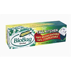 Biobag Biodegradable 13-gallon Compost Kitchen Bags (Pack of 6)