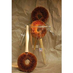 Coir Fiber Vegetable and Dish Brushes (Pack of 6)