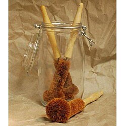 Coir Fiber 10-inch Bottle Brush (Pack of 6)