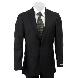 Kenneth Cole Slim Collection Men's Navy 1-button Suit