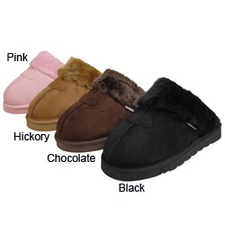Journee Collection Women's Faux Suede Backless Slippers