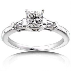 14k Gold 1ct TDW Princess Diamond Engagement Ring