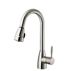 VIGO Stainless Steel Pull-Out Spray Kitchen Faucet