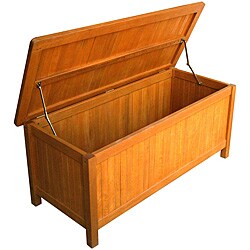 Royal Tahiti Outdoor Balau Wood Storage Trunk