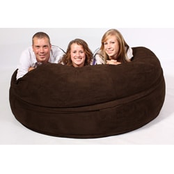 FufSack Chocolate Brown Sofa Sleeper Lounge Chair